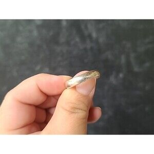 925 Sterling Silver Band Ring Vintage, SIZE US 11.25, READ Description